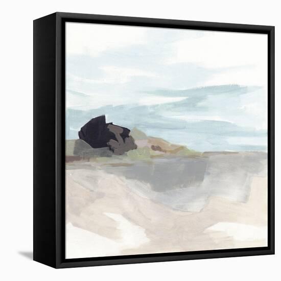 Glacial Coast I-June Vess-Framed Stretched Canvas