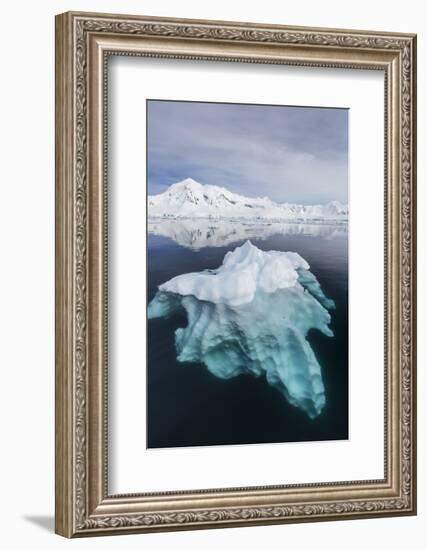 Glacial Ice Floating in the Neumayer Channel Near Wiencke Island, Antarctica, Polar Regions-Michael Nolan-Framed Photographic Print