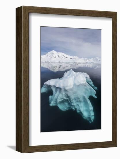 Glacial Ice Floating in the Neumayer Channel Near Wiencke Island, Antarctica, Polar Regions-Michael Nolan-Framed Photographic Print