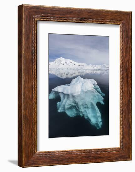 Glacial Ice Floating in the Neumayer Channel Near Wiencke Island, Antarctica, Polar Regions-Michael Nolan-Framed Photographic Print