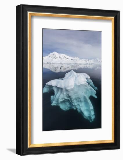 Glacial Ice Floating in the Neumayer Channel Near Wiencke Island, Antarctica, Polar Regions-Michael Nolan-Framed Photographic Print