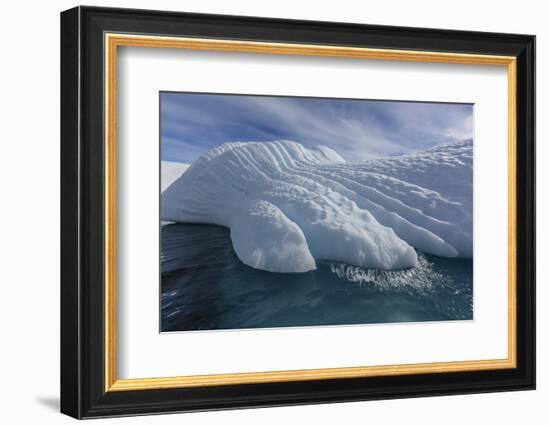 Glacial Iceberg Detail at Cuverville Island, Antarctica, Polar Regions-Michael Nolan-Framed Photographic Print