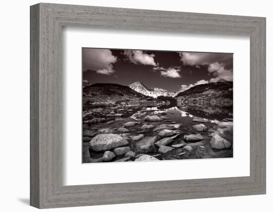 Glacial Lake And Rocks At National Park Pirin, Bulgaria-buso23-Framed Photographic Print