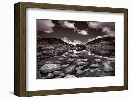 Glacial Lake And Rocks At National Park Pirin, Bulgaria-buso23-Framed Photographic Print