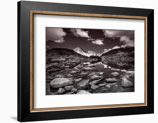 Glacial Lake And Rocks At National Park Pirin, Bulgaria-buso23-Framed Photographic Print