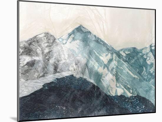 Glacial Peaks I-Vanna Lam-Mounted Art Print