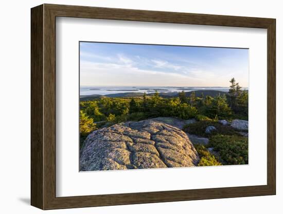 Glacial Striations , Maine's Acadia National Park-Jerry and Marcy Monkman-Framed Photographic Print