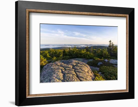 Glacial Striations , Maine's Acadia National Park-Jerry and Marcy Monkman-Framed Photographic Print