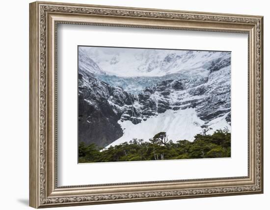 Glaciar Frances, French Valley (Valle Frances), Torres Del Paine National Park, Patagonia, Chile-Matthew Williams-Ellis-Framed Photographic Print