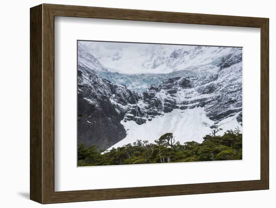 Glaciar Frances, French Valley (Valle Frances), Torres Del Paine National Park, Patagonia, Chile-Matthew Williams-Ellis-Framed Photographic Print