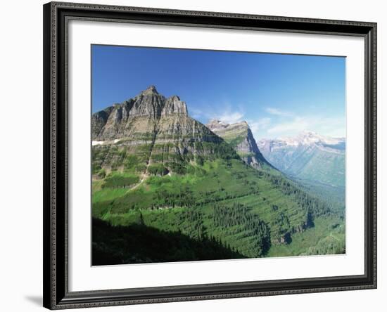 Glaciated Mountain Peaks and Valley-Neil Rabinowitz-Framed Photographic Print