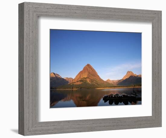 Glaciated Peaks Around Lake-Neil Rabinowitz-Framed Photographic Print