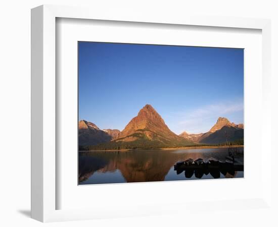 Glaciated Peaks Around Lake-Neil Rabinowitz-Framed Photographic Print