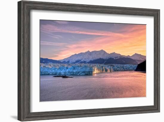 Glacier at Sunrise-Lantern Press-Framed Art Print