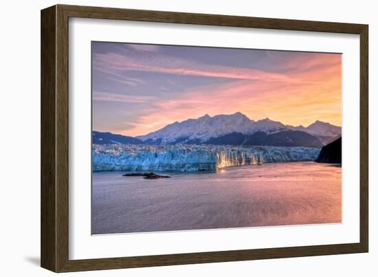 Glacier at Sunrise-Lantern Press-Framed Art Print