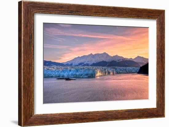 Glacier at Sunrise-Lantern Press-Framed Art Print