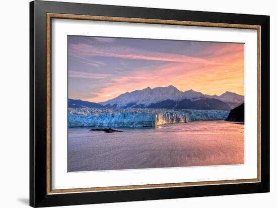 Glacier at Sunrise-Lantern Press-Framed Art Print