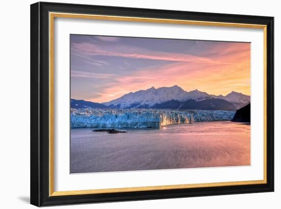 Glacier at Sunrise-Lantern Press-Framed Art Print