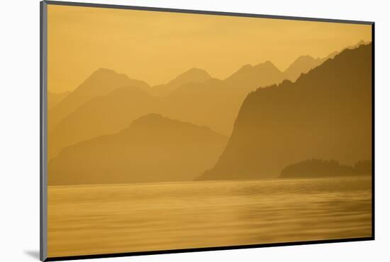Glacier Bay National Park at Sunset-Paul Souders-Mounted Photographic Print