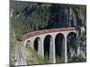 Glacier Express and Landwasser Viaduct, Filisur, Graubunden, Switzerland-Doug Pearson-Mounted Photographic Print