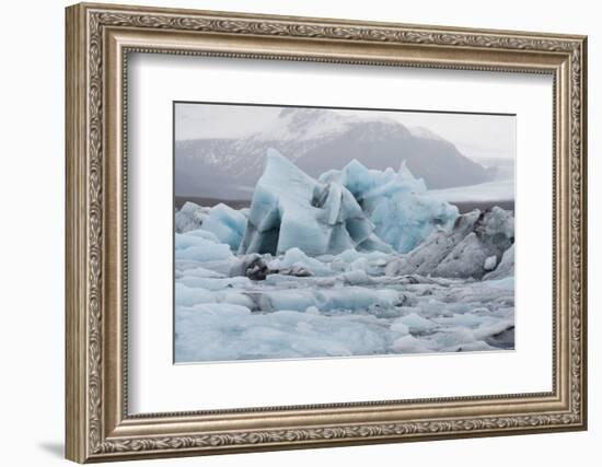 Glacier Lagoon, Iceland-Rick Daley-Framed Photographic Print