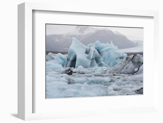 Glacier Lagoon, Iceland-Rick Daley-Framed Photographic Print