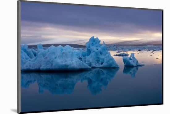 Glacier Lagoon Jškulsarlon-Catharina Lux-Mounted Photographic Print