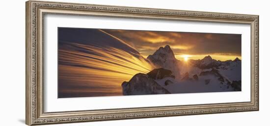 Glacier Light-Yan Zhang-Framed Photographic Print