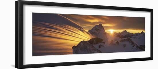 Glacier Light-Yan Zhang-Framed Photographic Print