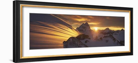 Glacier Light-Yan Zhang-Framed Photographic Print