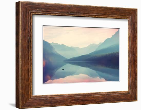 Glacier National Park, Montana, Usa. Instagram Filter.-Galyna Andrushko-Framed Photographic Print