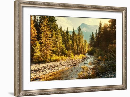 Glacier National Park, Montana.-Galyna Andrushko-Framed Photographic Print