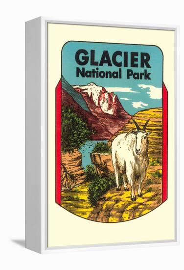 Glacier National Park, Rocky Mountain Goat, Montana-null-Framed Stretched Canvas