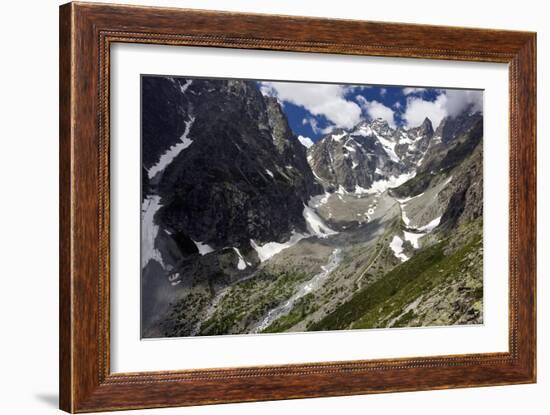 Glacier Noir And the Barre Des Ecrins-Bob Gibbons-Framed Photographic Print