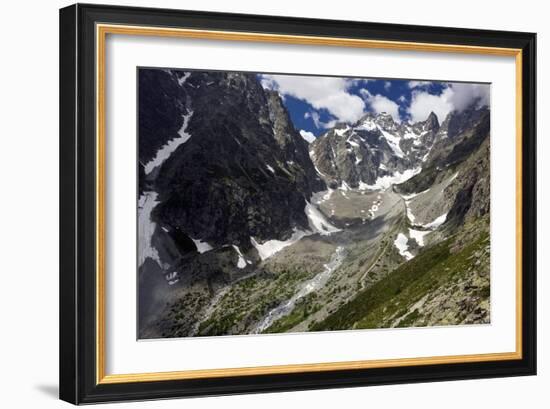 Glacier Noir And the Barre Des Ecrins-Bob Gibbons-Framed Photographic Print