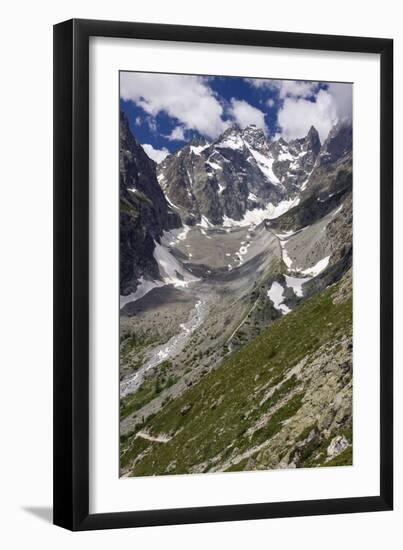 Glacier Noir And the Barre Des Ecrins-Bob Gibbons-Framed Photographic Print