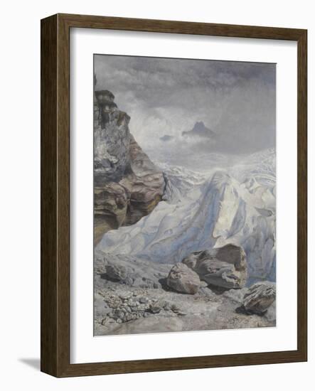 Glacier of Rosenlaui-John Brett-Framed Giclee Print