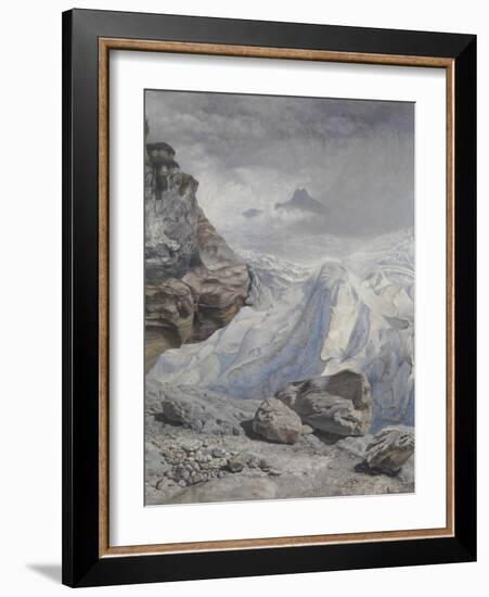 Glacier of Rosenlaui-John Brett-Framed Giclee Print