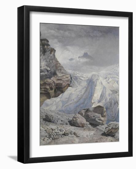 Glacier of Rosenlaui-John Brett-Framed Giclee Print