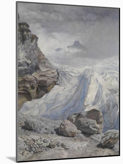 Glacier of Rosenlaui-John Brett-Mounted Giclee Print