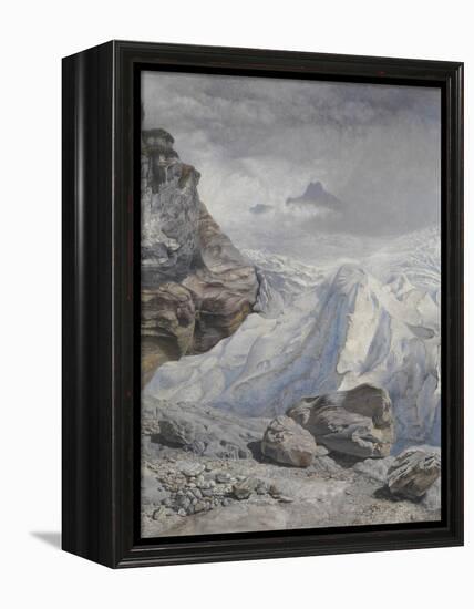 Glacier of Rosenlaui-John Brett-Framed Premier Image Canvas