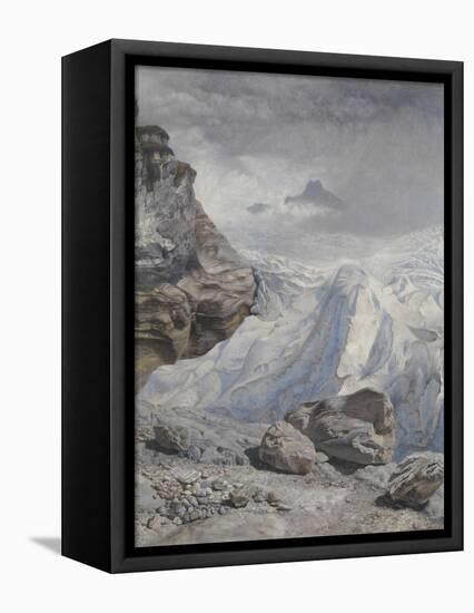 Glacier of Rosenlaui-John Brett-Framed Premier Image Canvas