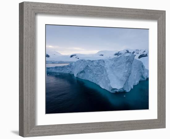 Glacier, Paradise Bay, Antarctic Peninsula, Antarctica, Polar Regions-Thorsten Milse-Framed Photographic Print