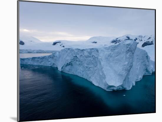Glacier, Paradise Bay, Antarctic Peninsula, Antarctica, Polar Regions-Thorsten Milse-Mounted Photographic Print