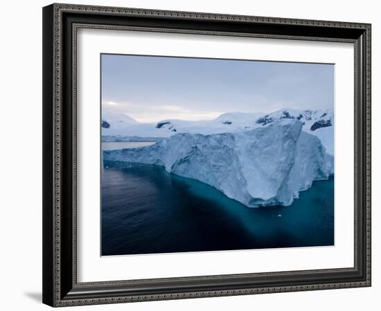 Glacier, Paradise Bay, Antarctic Peninsula, Antarctica, Polar Regions-Thorsten Milse-Framed Photographic Print