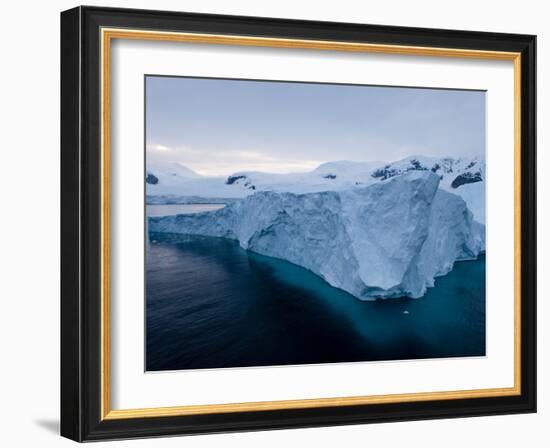 Glacier, Paradise Bay, Antarctic Peninsula, Antarctica, Polar Regions-Thorsten Milse-Framed Photographic Print