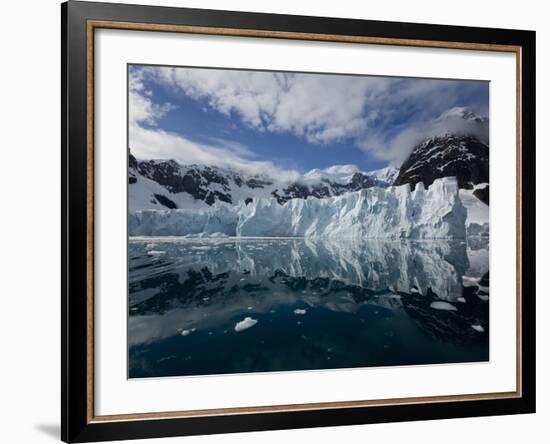 Glacier, Paradise Bay, Antarctic Peninsula, Antarctica, Polar Regions-Thorsten Milse-Framed Photographic Print