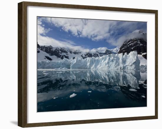 Glacier, Paradise Bay, Antarctic Peninsula, Antarctica, Polar Regions-Thorsten Milse-Framed Photographic Print