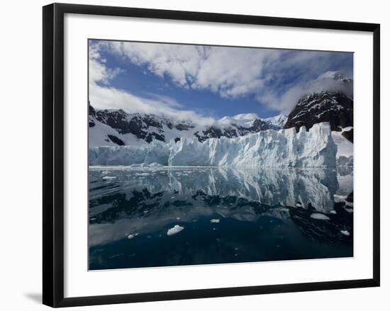 Glacier, Paradise Bay, Antarctic Peninsula, Antarctica, Polar Regions-Thorsten Milse-Framed Photographic Print