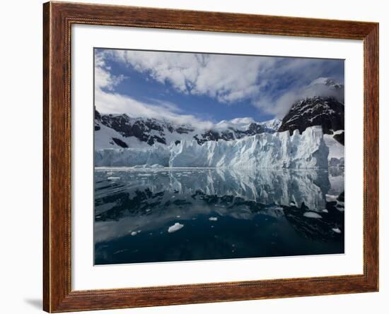 Glacier, Paradise Bay, Antarctic Peninsula, Antarctica, Polar Regions-Thorsten Milse-Framed Photographic Print